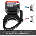 NiteRider Vmax+ 180 Lumen USB-C Rechargeable Bike Rear Light Powerful Daylight Visible Bicycle LED Bike Taillight Easy to Install Road Mountain City C