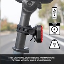 NiteRider Vmax+ 180 Lumen USB-C Rechargeable Bike Rear Light Powerful Daylight Visible Bicycle LED Bike Taillight Easy to Install Road Mountain City C