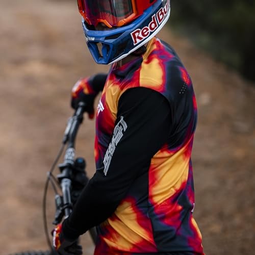 JERSEY LEATT MTB GRAVITY 8.0 HEATMAP RED