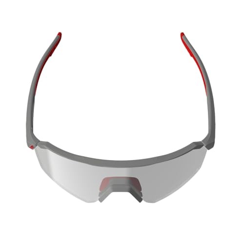 LENTES LEATT RIDEVIZ LITE SATIN GREY IRIZ SILVER 17 VLT