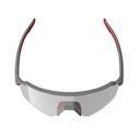 LENTES LEATT RIDEVIZ LITE SATIN GREY IRIZ SILVER 17 VLT