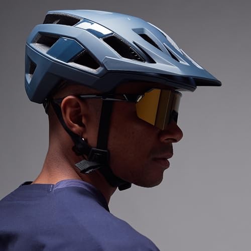 LENTES LEATT RIDEVIZ LITE BLUE IRIZ CRYSTAL PLATINUM 10 VLT