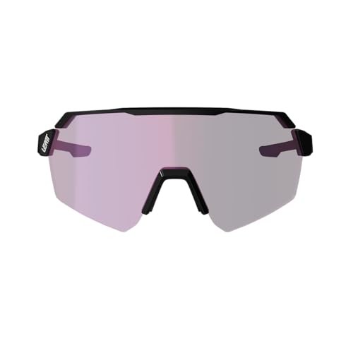 LENTES LEATT RIDEVIZ LITE SATIN BLACK IRIZ CRYZTAL PURPLE 30 VLT