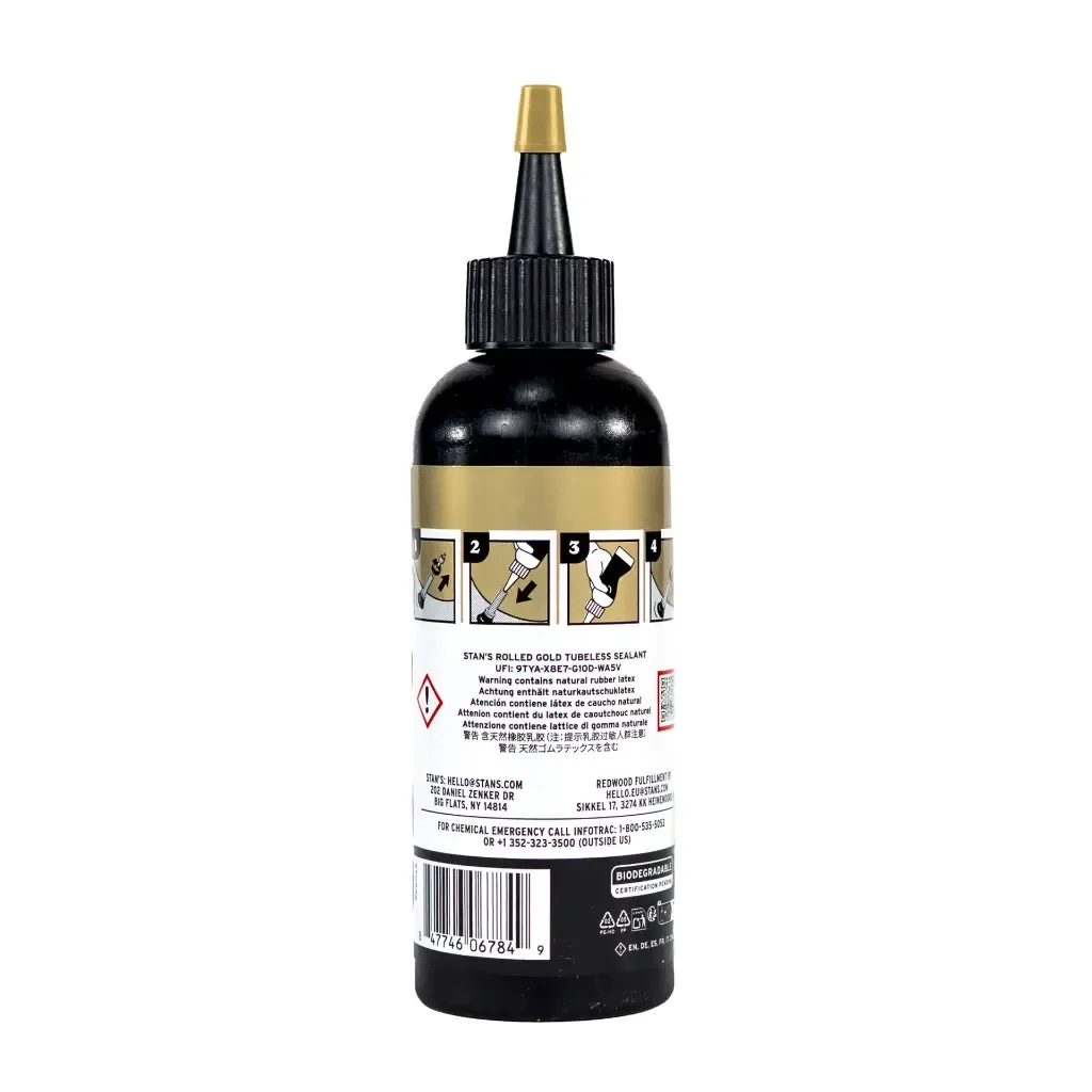 ST0246 STAN_S ROLLED GOLD TUBELESS SEALANT, 125ML - Back.webp