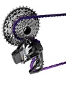 CADENA SRAM FORCE E1 126L 12v MORADA