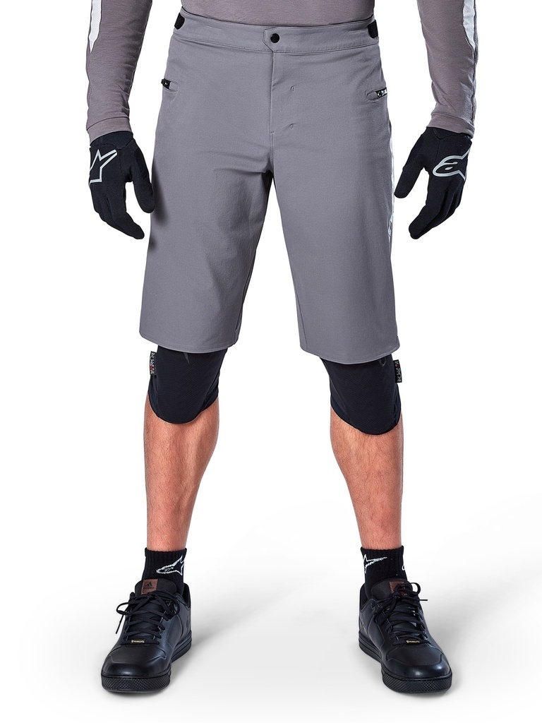 Alpinestars a-Dura Elite Bicycle Shorts, Grey, Size 38 for Men