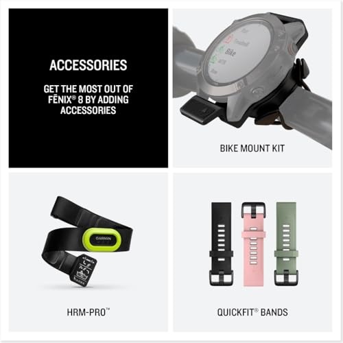 RELOJ GARMIN FENIX 8 47MM MULTISPORT GPS WATCH PREMIUM AMOLED SAPPHIRE