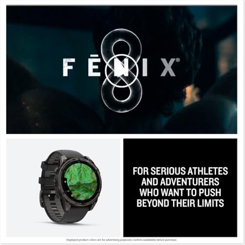 RELOJ GARMIN FENIX 8 47MM MULTISPORT GPS WATCH PREMIUM AMOLED SAPPHIRE