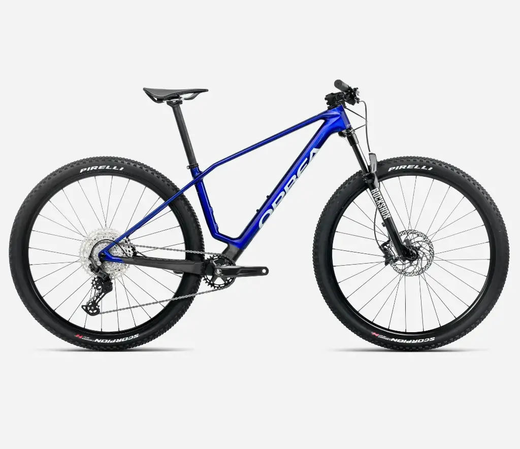 BICICLETA ORBEA ALMA M50 A6 (COBALT BLUE (GLOSS) - CARBON RAW (MATT), S)