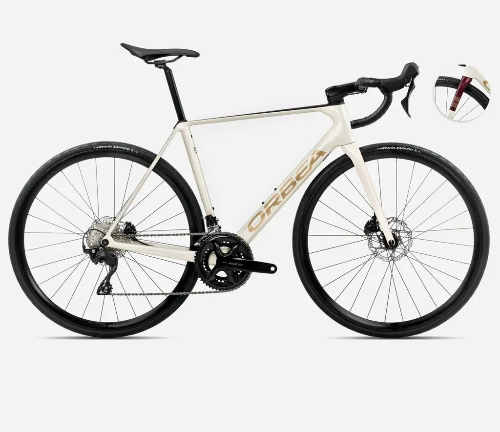 [OR-ORM30-A5-WH-47] BICICLETA ORBEA ORCA M30 A5 (IVORY WHITE-BURGUNDY (GLOSS) - VULCANO (MATT), 47)