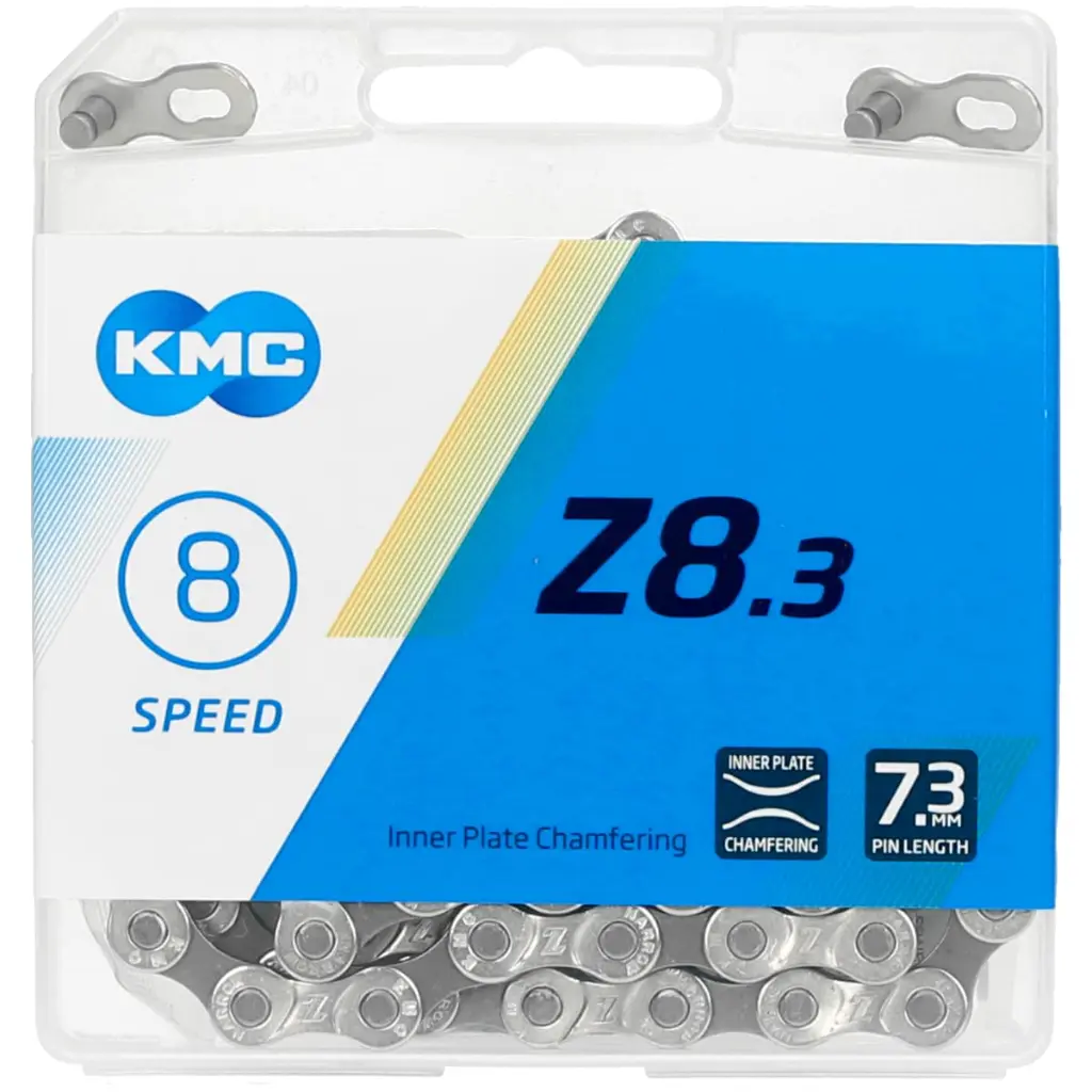 CADENA KMC Z8.3 PLATA 116E 8SPEED