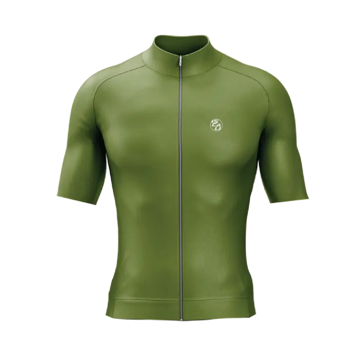 [ISC-JMC-UGR-XS] JERSEY ISCALI MANGA CORTA UNISEX OLIVO (XS)