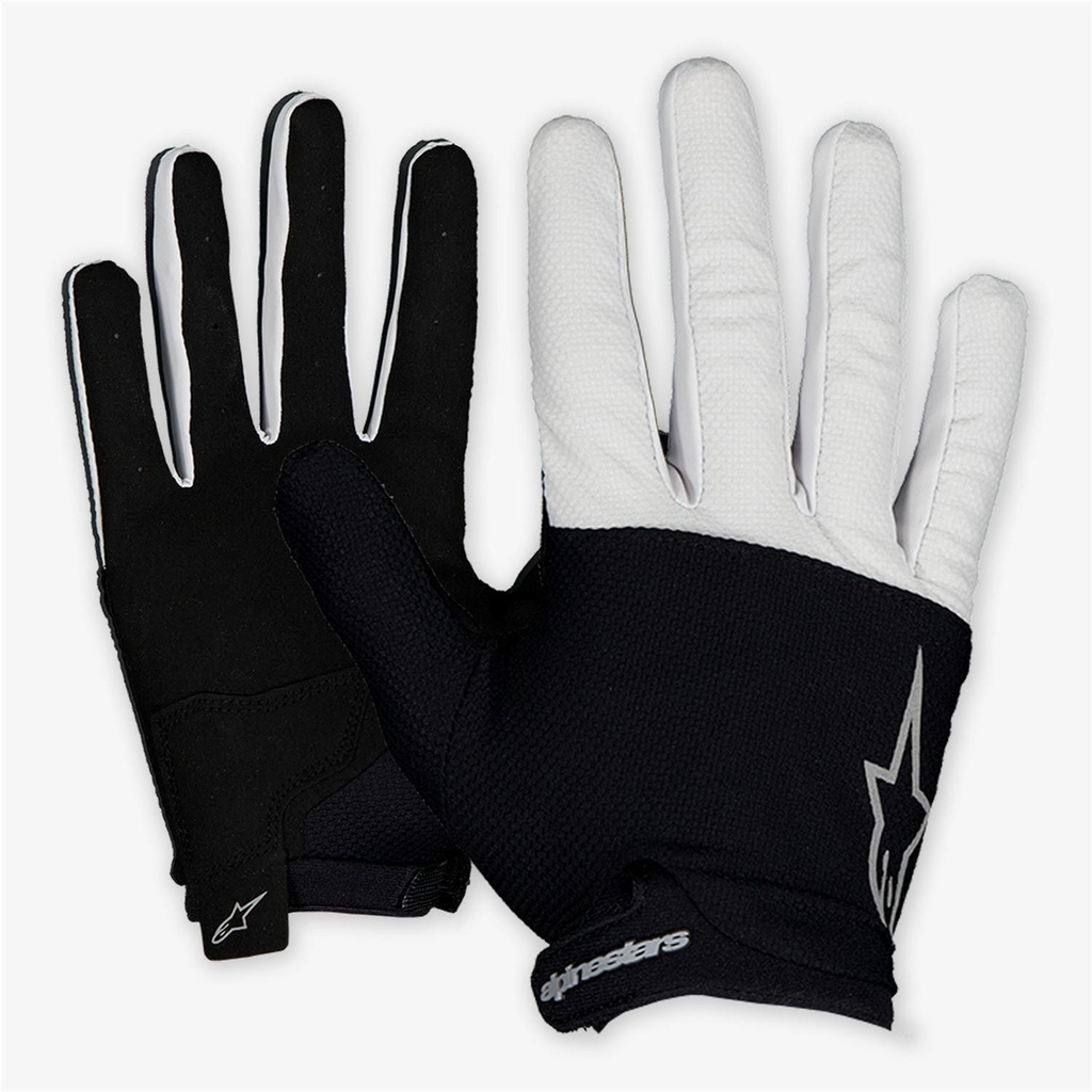 GUANTE ALPINESTAR A-ARIA NEGRO CON BLANCO