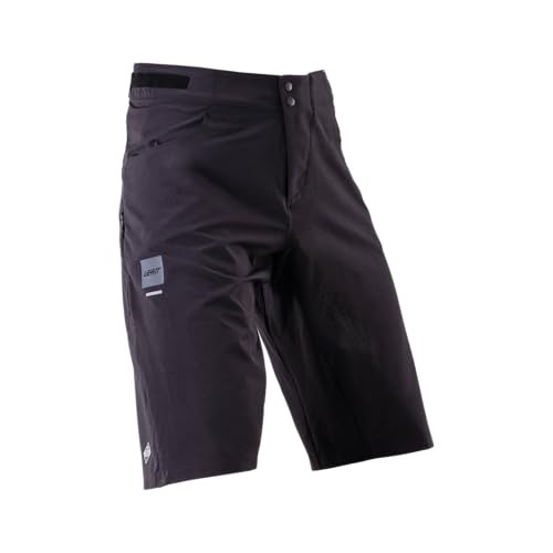 SHORT LEATT MTB TRAIL 2.0 GHOST BLACK