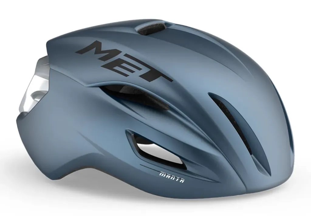 CASCO MET MIPS MANTA AZUL/PLATA
