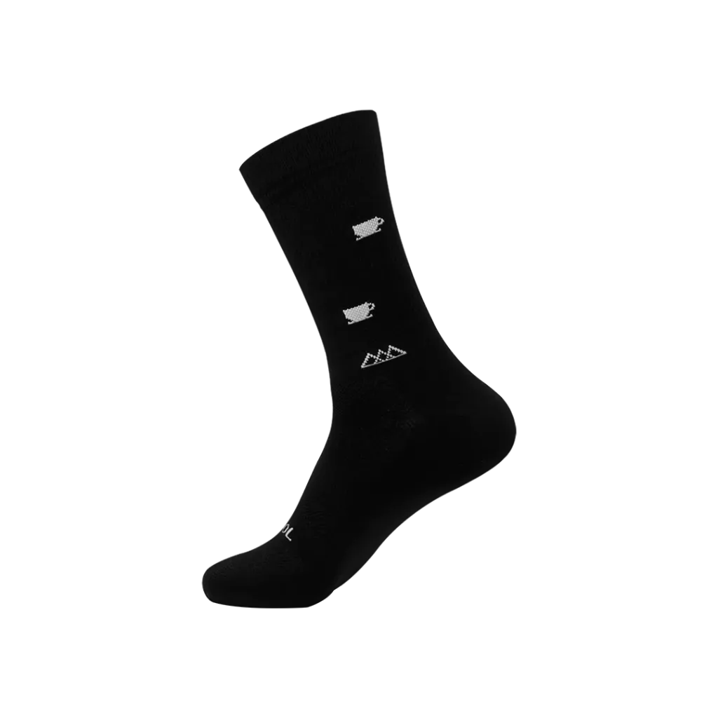 [2COFF-NEGBCO-S/M] CALCETA HUIZAPOL NEGRO COFFEE BLANCO (S/M)