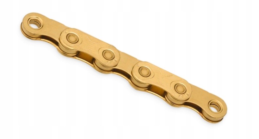 [XFLATW-TIGOLD] CADENA KMC XFLAT CHAIN GO WAX 12V 126E TI-GOLD