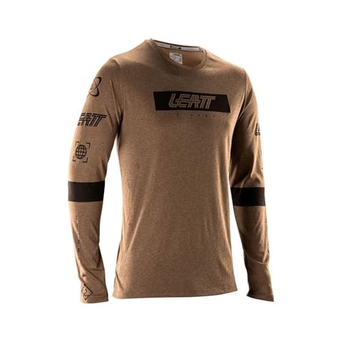 [LT-5026056053] JERSEY LEATT MTB GRAVITY 3.0 MANGA LARGA LOAM BROWN