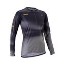 JERSEY LEATT MTB TRAIL 3.0 MANGA LARGA DAMA GHOST BLACK