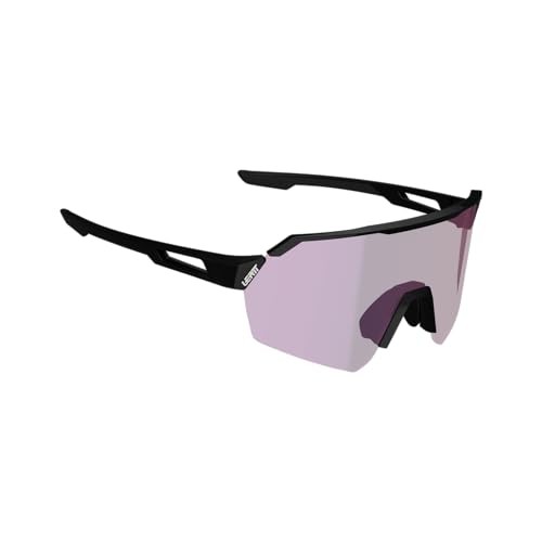 LENTES LEATT RIDEVIZ LITE SATIN BLACK IRIZ CRYZTAL PURPLE 30 VLT