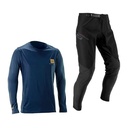 KIT LEATT PANTALON + JERSEY MTB GRAVITY 1.0 GALAXY BLUE