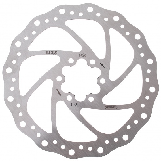 [EV-6820] ROTOR ELVEDES SX16 STAINLESS STEEL 160MM 138G C/6TORNILLOS INCLUIDOS
