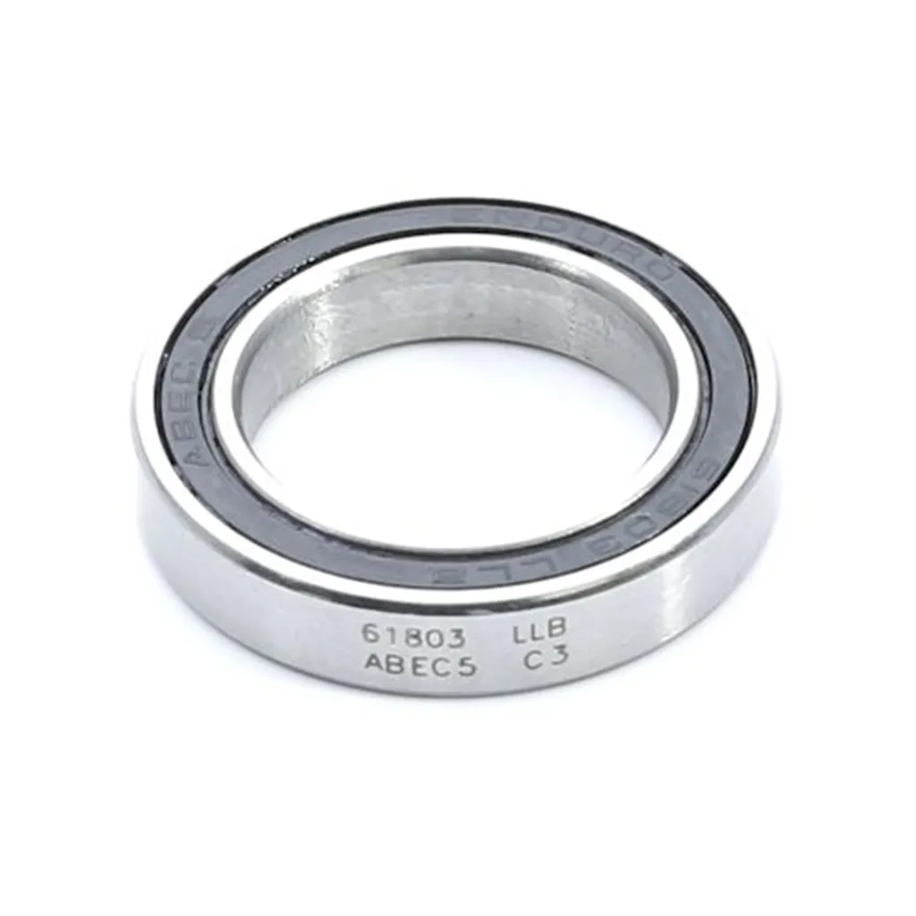 RODAMIENTO ENDURO BEARING 61803 LLU/LLB CN-ABEC-5 RADIAL 17MMx26MMx5MM HOLGURA C3