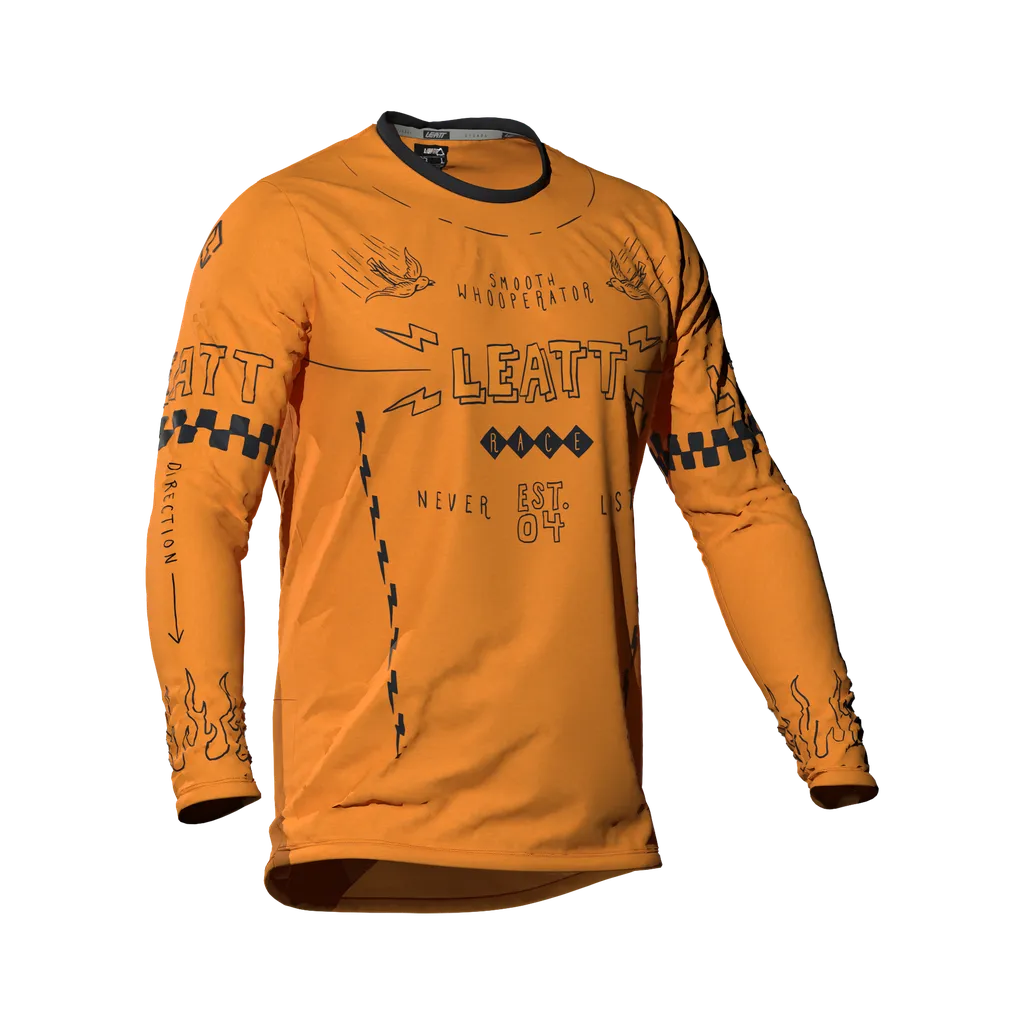 [LT-5026060913] JERSEY LEATT MTB GRAVITY 3.0 MANGA LARGA LAGER YELLOW JUNIOR