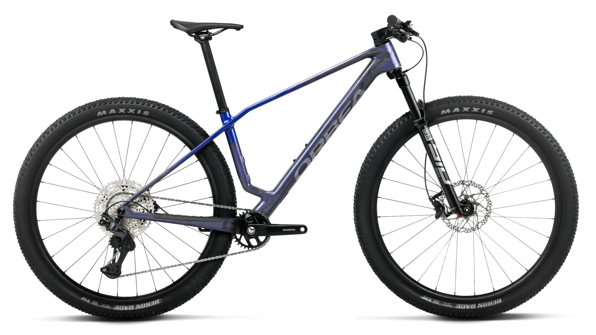 [OR-ALM50-A7-BL-S] BICICLETA ORBEA ALMA M50 A7 (NOCTILUCA CARBON VIEW - COBALT BLUE (GLOSS), S)