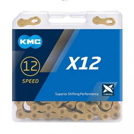 [X12TI-GOLD (CDN-B-KMC-63)] CADENA KMC 12V X12 DORADA 126E