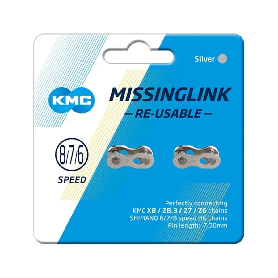 CANDANDO KMC CL573R SILVER PARA CADENAS 6/7/8V