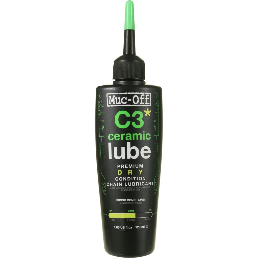 [MU-872] LUBRICANTE MUC-OFF C3 CERAMIC LUBE 120ML PREMIUM DRY 