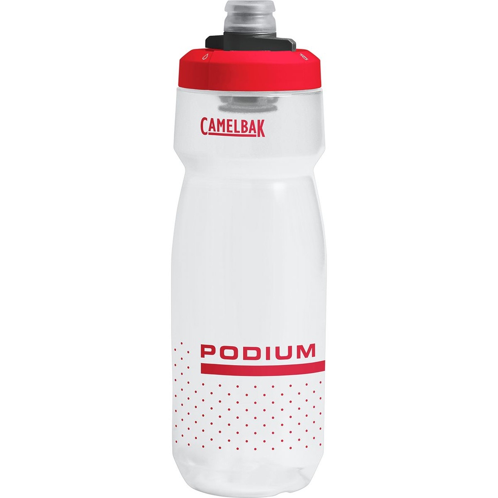 [CK151-TR] ANFORA CAMELBAK PODIUM 710ML (TRANSPARENTE/ROJO)