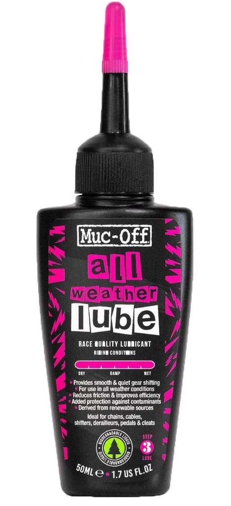 [MU-20891] LUBRICANTE MUC-OFF ALL WATHER LUBE 50ML